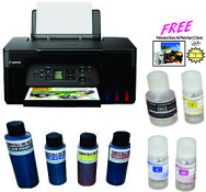 Canon G3270 Printer and Refill Kit Combo With Photo Paper