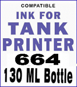 Compatible Ink For Tank Printer 664 Ultra Pro True Color Ink 130 ML  