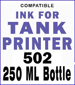 Compatible Ink For Tank Printer 502 Ultra Pro True Color Ink 250 ML  