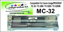 Compatible Canon MC-32 Maintenance Cartridge for imagePROGRAF TC-20 and TC-20M  Printer