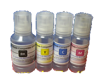 4 Color Reusable Bottles For Tank Printers  -Just pour and fill, Simple & Easy  